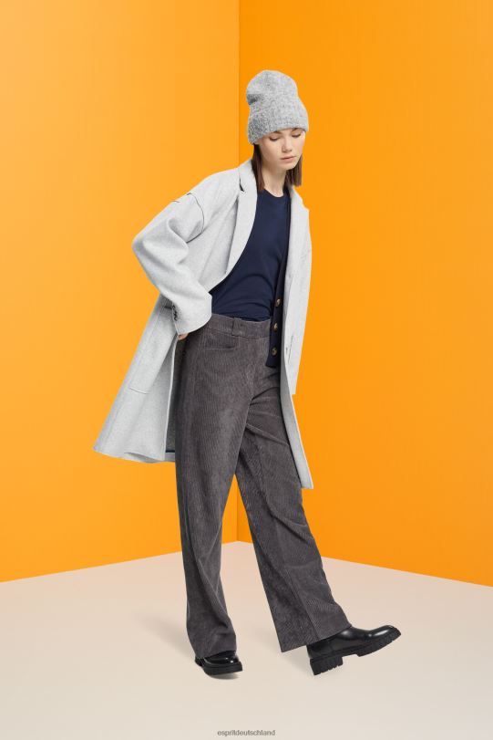 Frauen Esprit Marine T-Shirt aus Baumwolle mit Rundhalsausschnitt T-Shirts 0BN00459