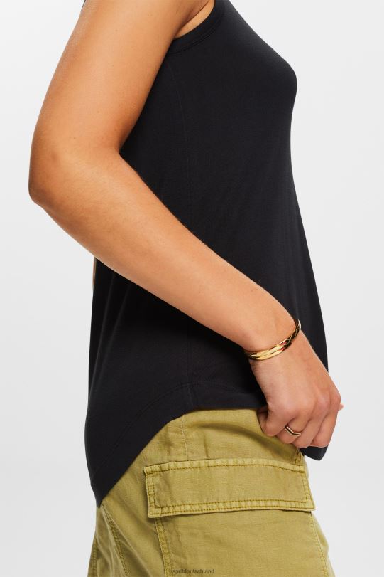 Frauen Esprit Schwarz Top aus Viskose Weste 0BN00260