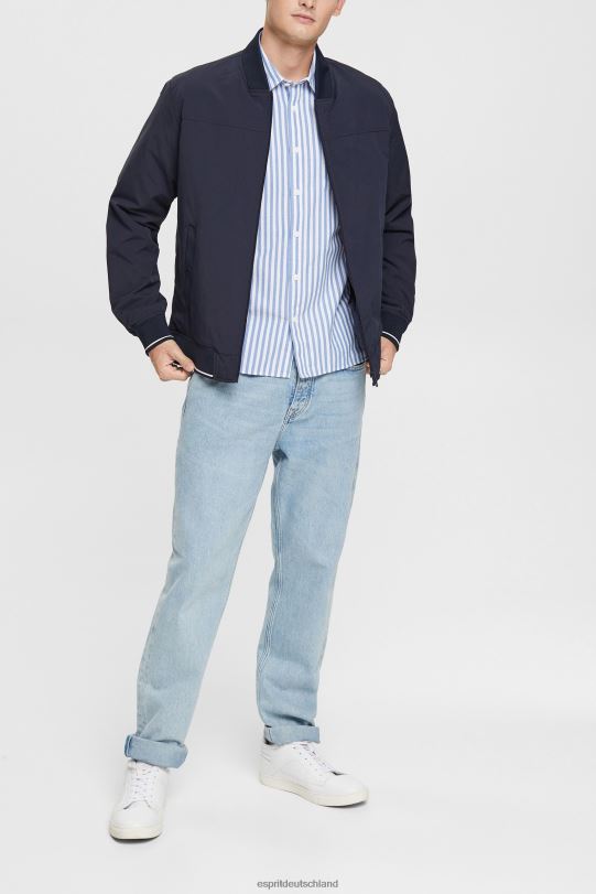 Männer Esprit Blau gestreiftes Hemd Hemden 0BN00873