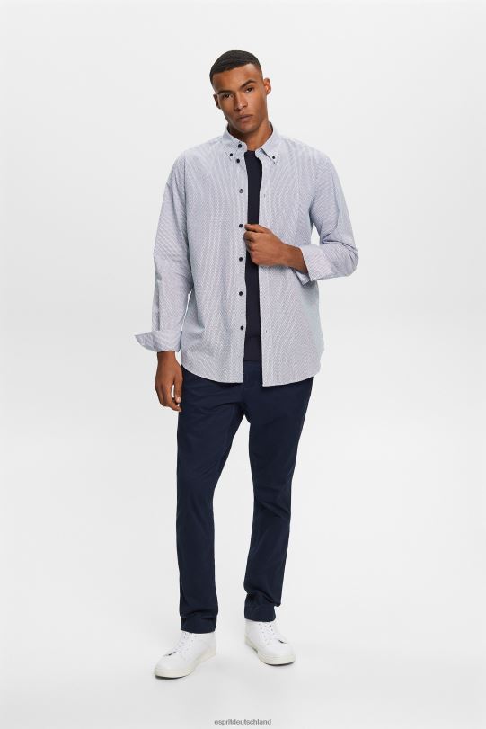 Männer Esprit Marine Hemd aus Baumwollpopeline Hemden 0BN00575
