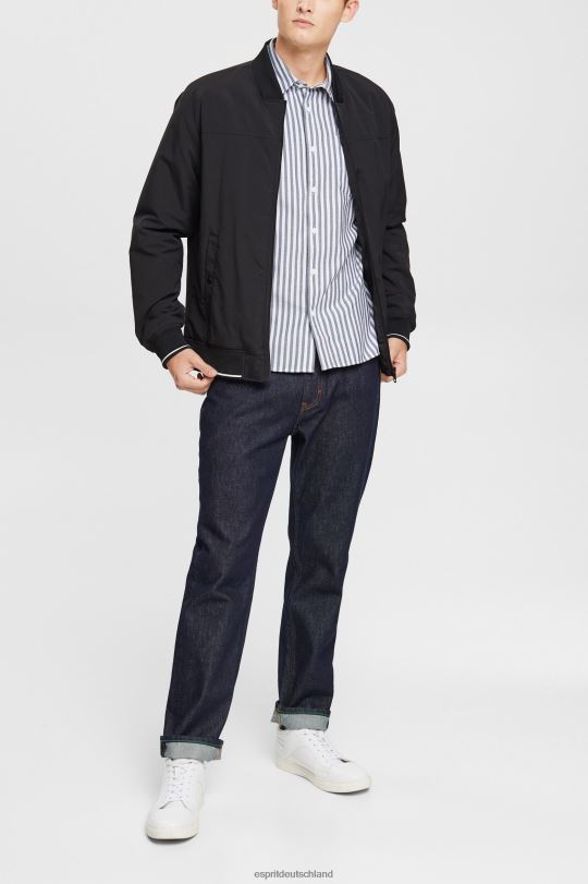 Männer Esprit Marine gestreiftes Hemd Hemden 0BN00872