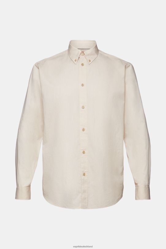 Männer Esprit Sand Hemd aus Baumwollpopeline Hemden 0BN00574