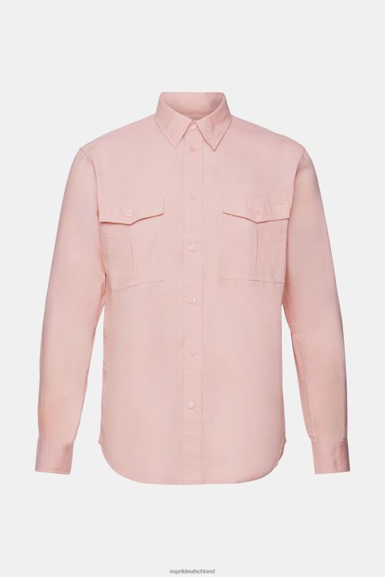 Männer Esprit altrosa Utility-Shirt, 100 % Baumwolle Hemden 0BN00573