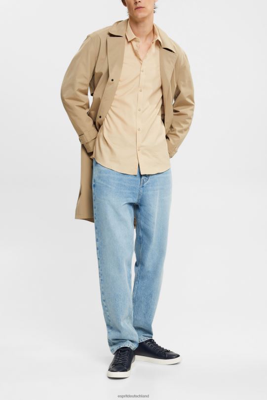Männer Esprit cremebeige Hemd mit schmaler Passform Hemden 0BN00854