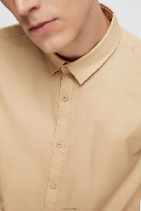 Männer Esprit cremebeige Hemd mit schmaler Passform Hemden 0BN00854