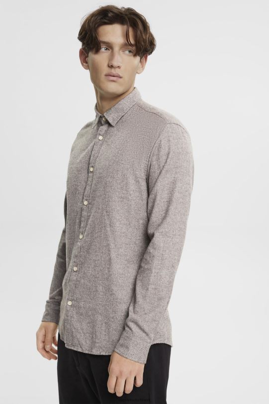 Männer Esprit dunkelbraun Hemd mit schmaler Passform Hemden 0BN00700