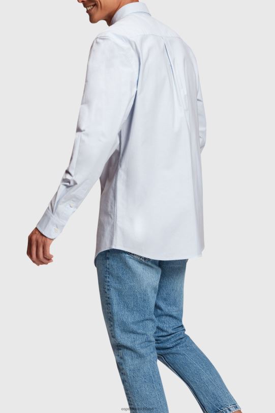Männer Esprit hellblau Oxford-Hemd mit normaler Passform Hemden 0BN00800