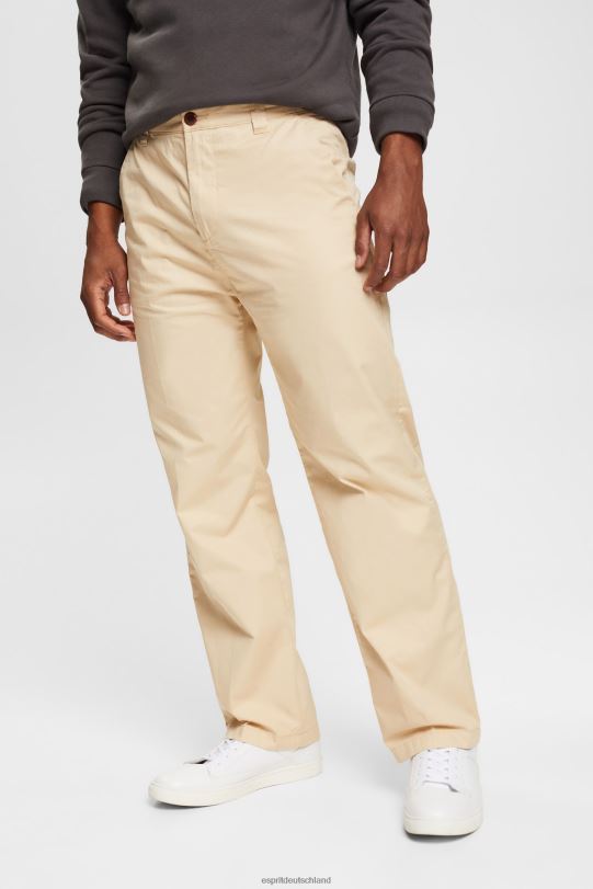 Männer Esprit cremebeige Chinos mit weiter Passform Hosen 0BN00331