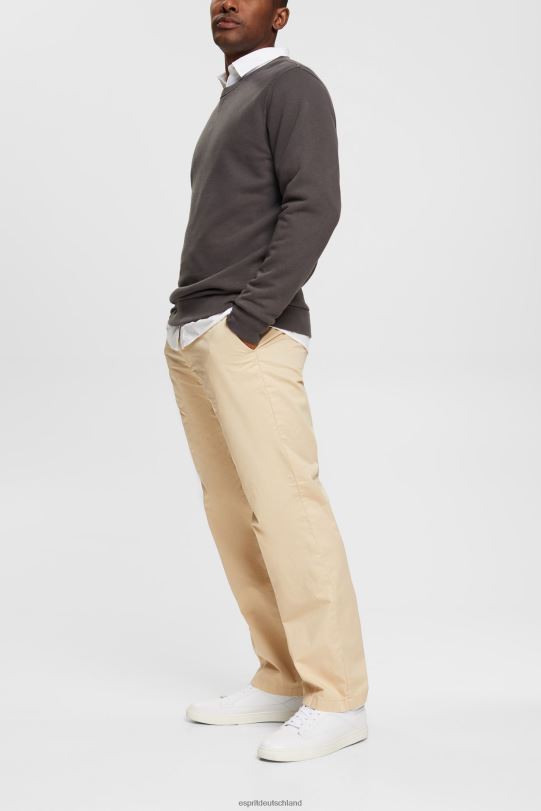 Männer Esprit cremebeige Chinos mit weiter Passform Hosen 0BN00331