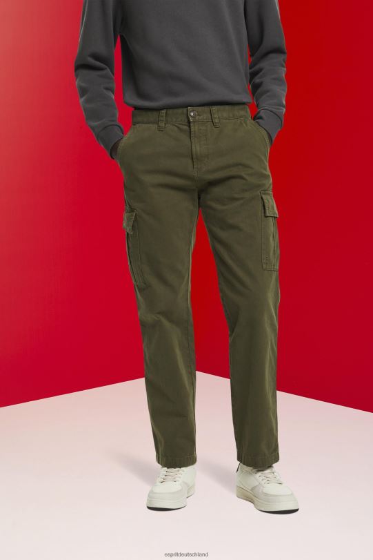 Männer Esprit dunkles Khaki Cargohose Hosen 0BN00730