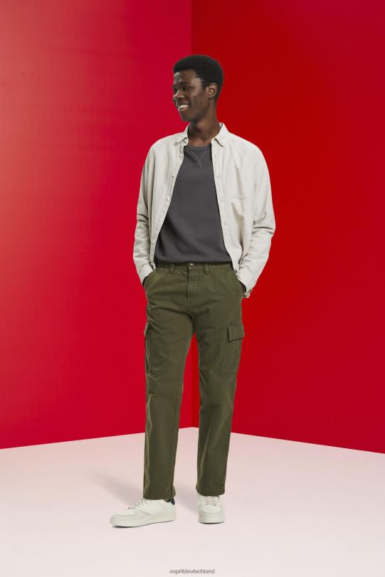 Männer Esprit dunkles Khaki Cargohose Hosen 0BN00730