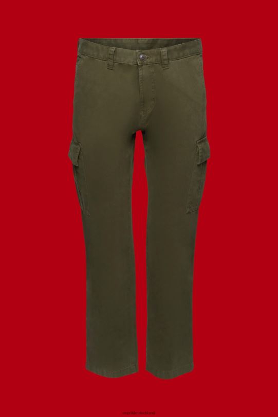 Männer Esprit dunkles Khaki Cargohose Hosen 0BN00730
