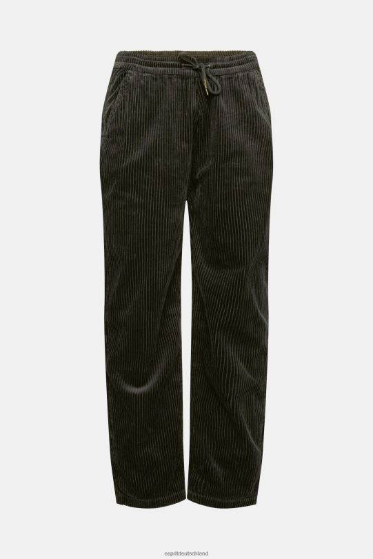 Männer Esprit dunkles Khaki Cordhose im Jogger-Stil Hosen 0BN00332