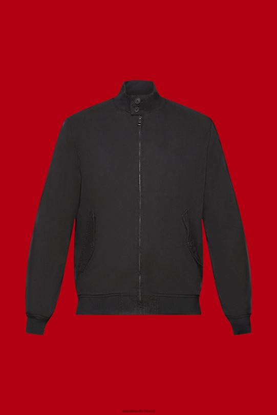 Männer Esprit Schwarz Bomberjacke mit Stehkragen Jacken 0BN00713