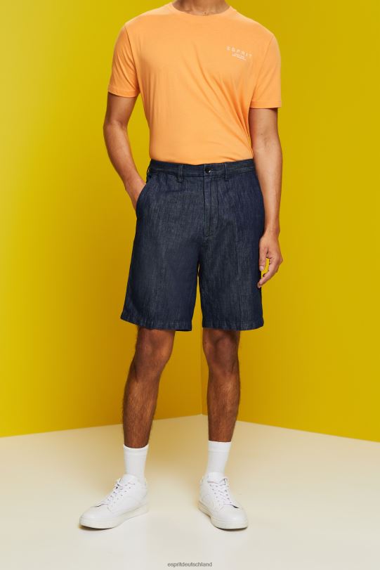 Männer Esprit Blau Schwarz Chino-Shorts im Jeans-Look kurze Hose 0BN00614