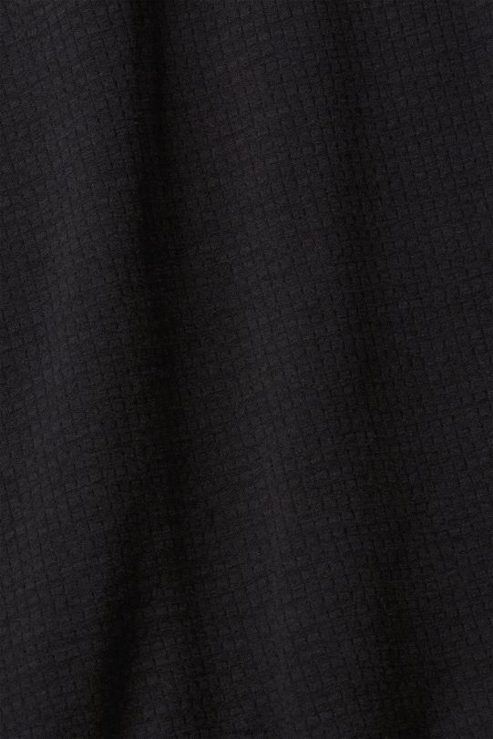 Männer Esprit Schwarz Geripptes Langarmoberteil lange Ärmel 0BN00818