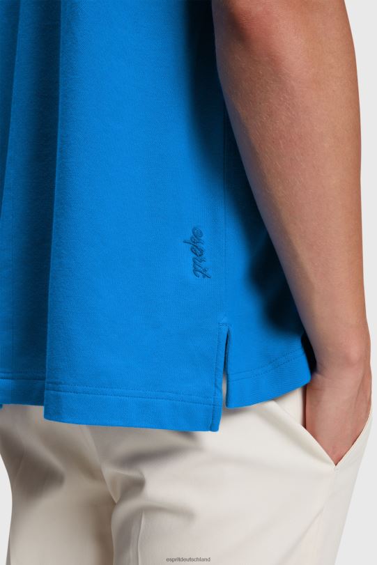 Männer Esprit Blau Dolphin Tennis Club entspanntes Polo Polos 0BN00878