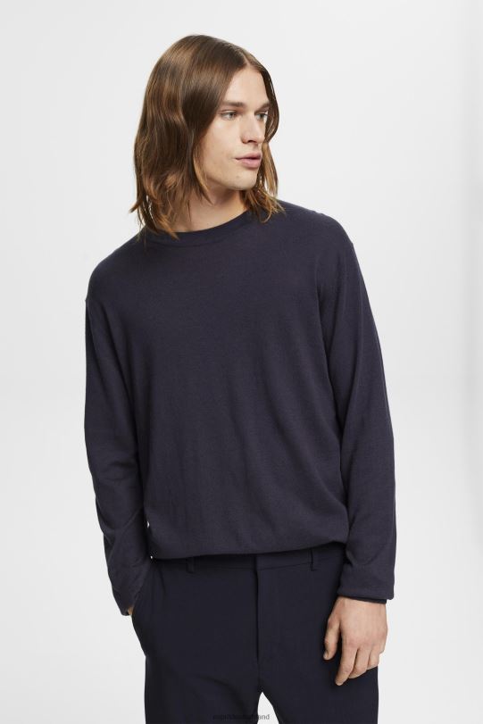 Männer Esprit Marine Feinstrickpullover Pullover 0BN00684