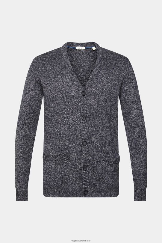 Männer Esprit Marine Strickjacke mit Knöpfen Pullover 0BN00698