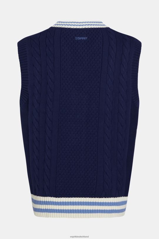 Männer Esprit Tinte College-Pulloverweste Pullover 0BN00812