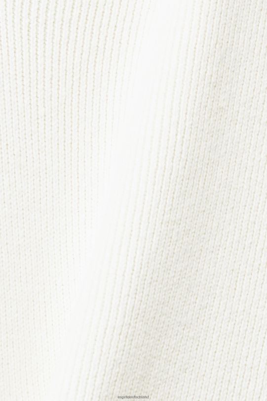 Männer Esprit cremefarben Pullover aus nachhaltiger Baumwolle mit V-Ausschnitt Pullover 0BN00725