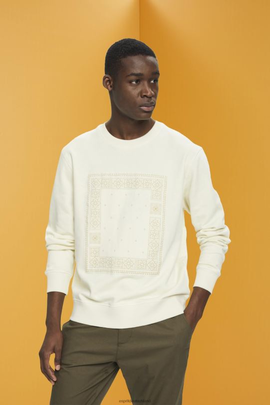 Männer Esprit Eis Sweatshirt mit Frontprint Sweatshirts und Kapuzenpullover 0BN00711