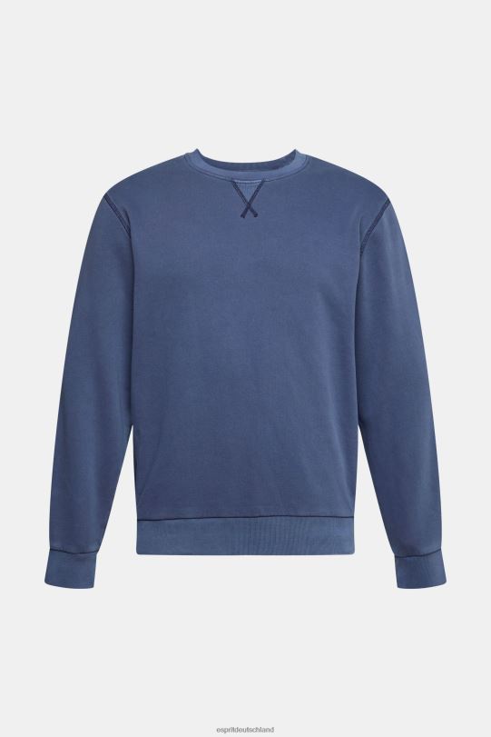 Männer Esprit Marine nachhaltiges Sweatshirt mit Rundhalsausschnitt Sweatshirts und Kapuzenpullover 0BN00936