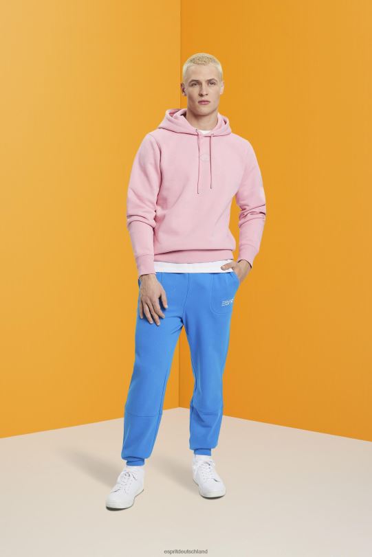Männer Esprit Rosa Kapuzenpullover mit Logo-Aufdruck auf der Brust Sweatshirts und Kapuzenpullover 0BN00642