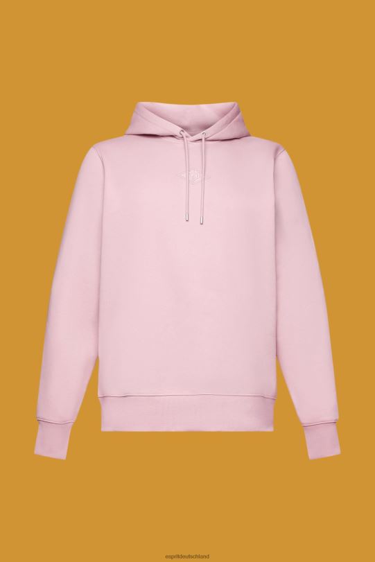Männer Esprit Rosa Kapuzenpullover mit Logo-Aufdruck auf der Brust Sweatshirts und Kapuzenpullover 0BN00642