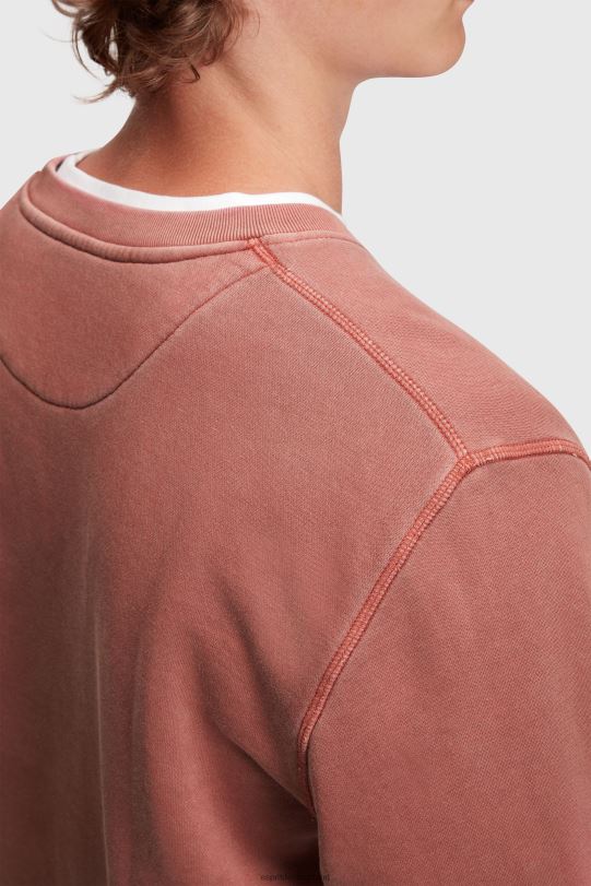 Männer Esprit Terrakotta nachhaltiges Sweatshirt mit Rundhalsausschnitt Sweatshirts und Kapuzenpullover 0BN00937