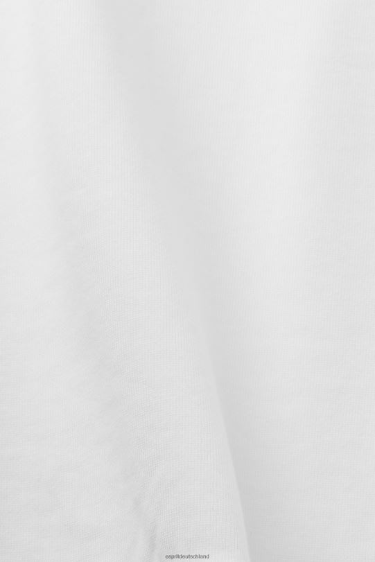 Männer Esprit cremefarben Logo-Sweatshirt, 100 % Bio-Baumwolle Sweatshirts und Kapuzenpullover 0BN00580