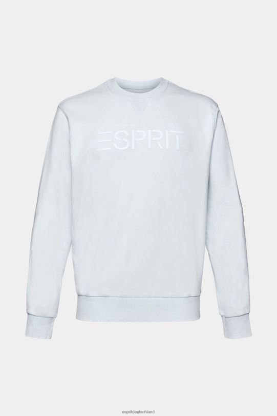 Männer Esprit pastellblau Sweatshirt mit Logo-Print Sweatshirts und Kapuzenpullover 0BN00678