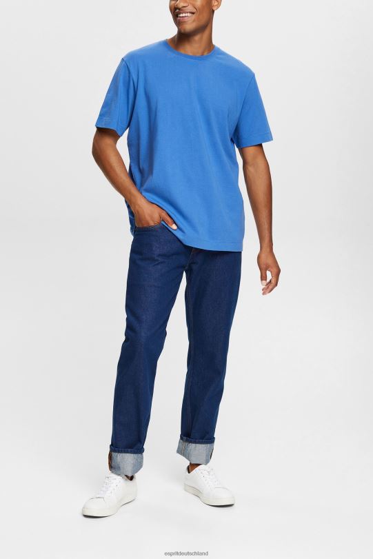 Männer Esprit Blau einfaches T-Shirt T-Shirts 0BN00931