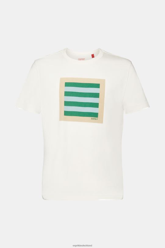 Männer Esprit Eis Jersey-T-Shirt mit Aufdruck, 100 % Baumwolle T-Shirts 0BN00583