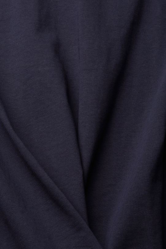 Männer Esprit Marine Jersey-T-Shirt mit gesticktem Logo T-Shirts 0BN00917