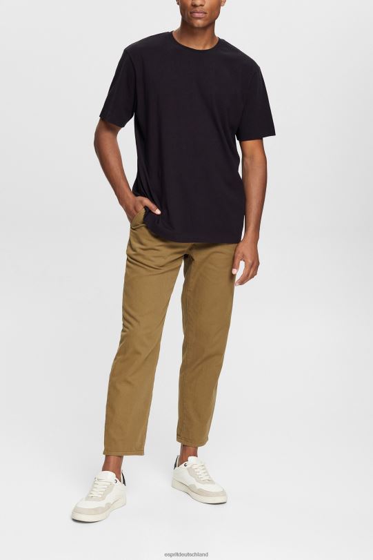 Männer Esprit Schwarz einfaches T-Shirt T-Shirts 0BN00928