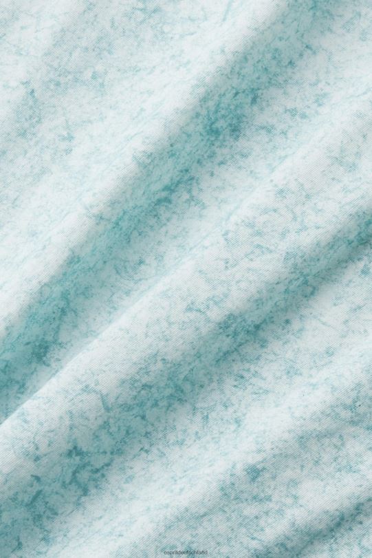 Männer Esprit helles Aquagrün T-Shirt mit Wascheffekt T-Shirts 0BN00753