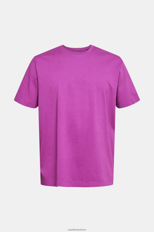 Männer Esprit violett einfaches T-Shirt T-Shirts 0BN00932