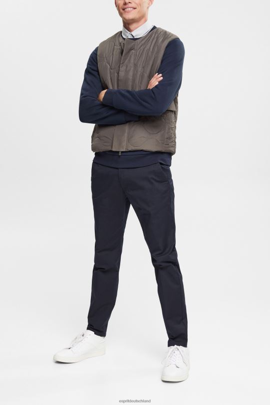 Männer Esprit dunkles Khaki Steppweste Weste 0BN00842