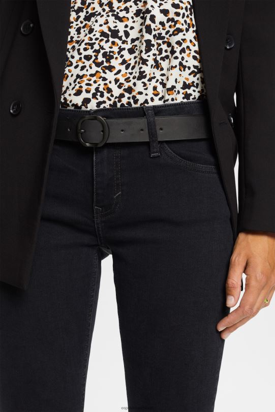 Frauen Esprit Schwarz Ledergürtel Zubehör 0BN0019