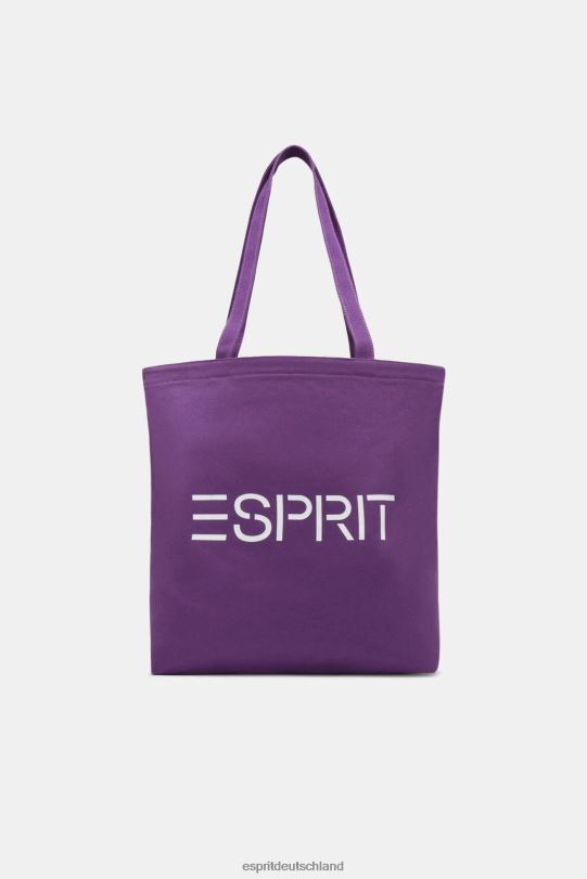 Männer Esprit Beerenviolett Tragetasche aus Canvas mit Logo Zubehör 0BN0038