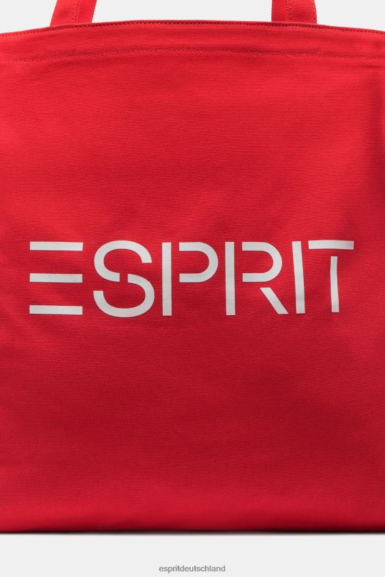 Männer Esprit Orange Rot Tragetasche aus Canvas mit Logo Zubehör 0BN0037